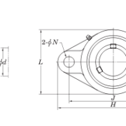 Подшипниковый узел UCFL206