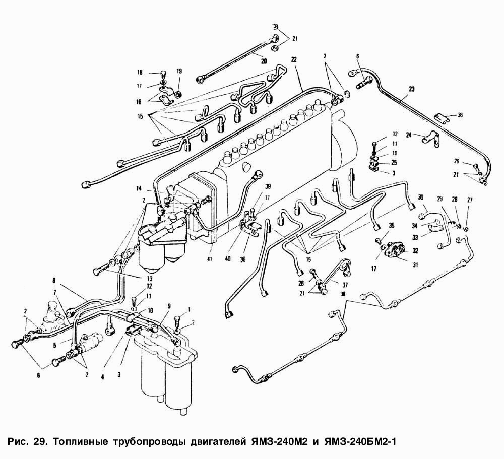 Ямз 240 схема - 81 фото