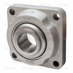 Подшипниковый узел (корпусный подшипник) LSQFR308-13.5 TQT.H.T FKL (крепежные отверстия без резьбы) (аналог: CE066/LSQFR308-13.5TDT.H.T)