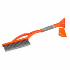 Щетка со скребком 54см оранжево-серая AIRLINE AB-R-12S