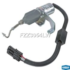 Клапан (соленоид) дв.CUMMINS 6CT ACROS отсечки топлива KRAUF FZZ3054LW (аналог: FZZ3054KC/5346207/5295567/5301701/5292297/4942879)