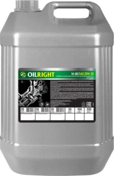Масло моторное OIL RIGHT М8В минеральное 20л 2485